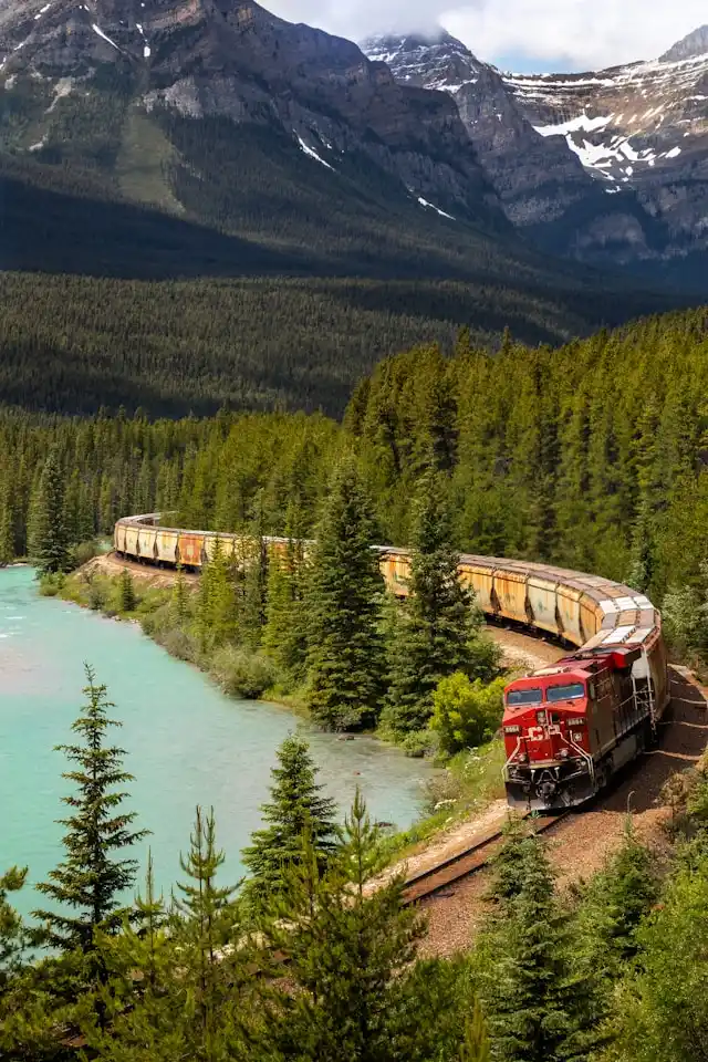 Rocky Mountaineer dans les Rocheuses